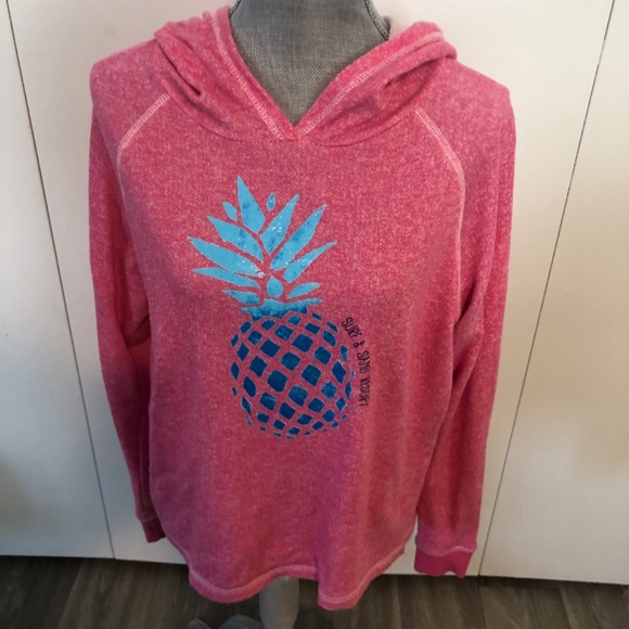 🕔 COASTAL CLASSICS HOODED TOP SIZE LARGE - Picture 3 of 7